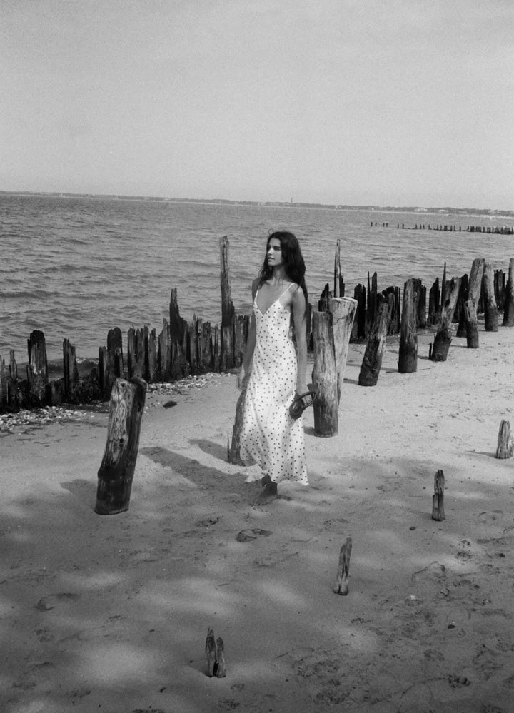 Amara Polka Dot Slip Dress