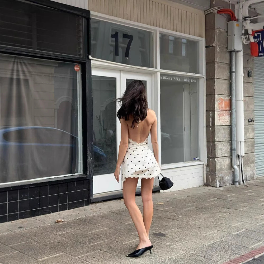 Sophia Polka Dot Slip Dress